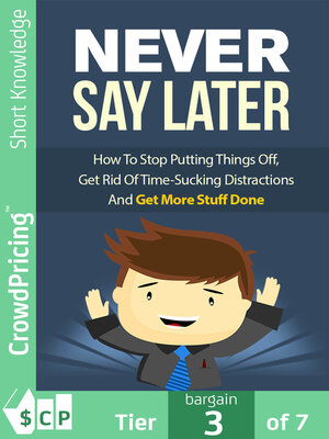 cover image of Never Say Later